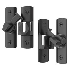 2 Pcs Degree Barn Door Latch, 180/90 Sliding Barn Door Lock  Sliding Gate Latch