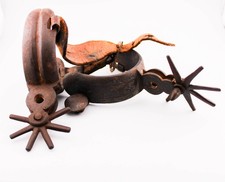 1800S ANTIQUE WESTERN COWBOY SPURS LOT