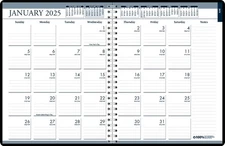 House of Doolittle 2025 Weekly and Monthly Calendar Planner, 6.9 x 8.75 Inche...