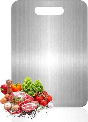 Tabla De Cortar Titanio Para Cocina Antiadherente Para Carne, Queso, Verduras