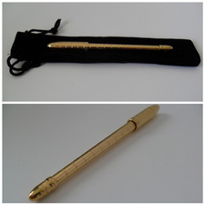 LOUIS VUITTON Pen - Stilo Agenda Gold Purse P...
