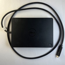 TESTED Dell K17A USB-C Docking Station, 130W HDMI/mDP/VGA Dock Only