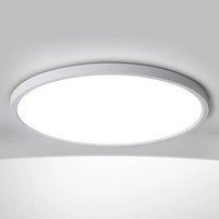 Glamaris Led-Plafonnier Rond 24W 2700 Lm 30X30 Cm, Weiß