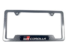 Carbon Fiber License Plate Frame For Gr Corolla Grcorolla Stainless Steel