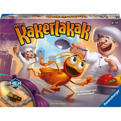 Ravensburger 20800 - Kakerlakak - Aktionsspiel mit elektronischer Kakerlake für