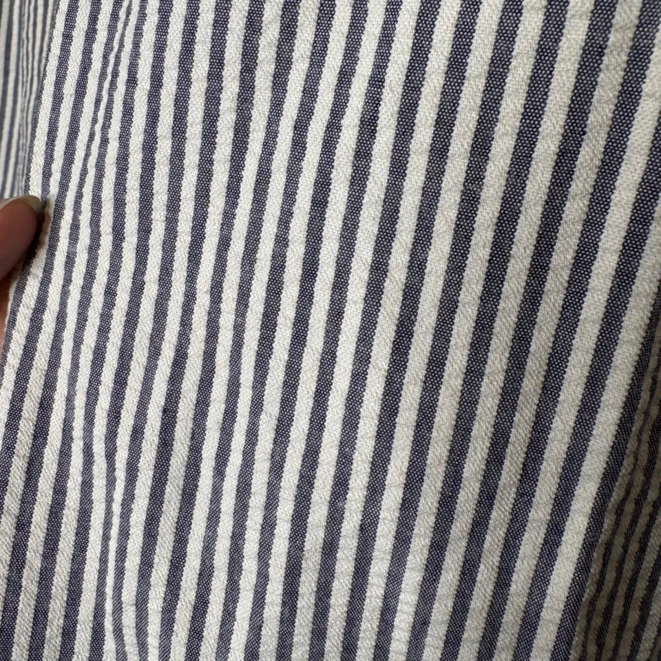 VTG Polo Ralph Lauren Men's Classic Golf Pants Seersucker Blue White Size 36x34 - Image 4 of 4