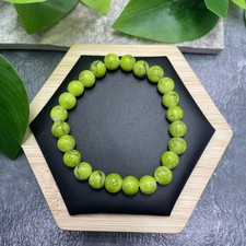 Handmade Bead Beaded Stackable 6.5  Plus Stretch Bracelet New Free Ship C1543