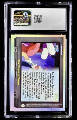 Pokémon 2000 Topps Series 2 Gengar Tower Of Terror Blue Label CGC
