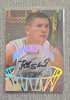 1998-99 Collector's Edge Impulse - Pro Signatures Authentic Jeff Sheppard #22...