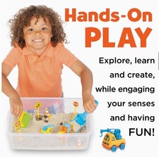 Sensory Bin Construction Zone Activity Bin For Kids
