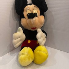 Vintage Disneyland Walt Disney World Mickey Mouse Plush Stuffed Toy