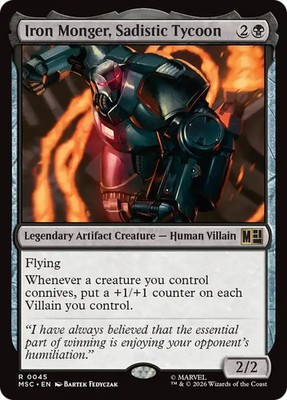MSC COMMANDER MSH Marvel Super Heroes MTG Superhelden Karte Auswahl Multibuy