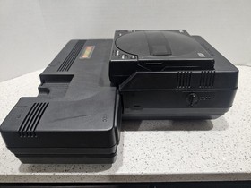 Turbo Grafx 16, Docking Base, CD Rom Drive Plus Games, Controller, System Card