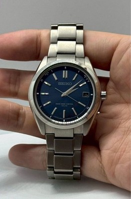 Seiko Brightz Solar Radio Quartz Titanium Dress Wristwatch Unisex JDM
