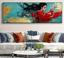 Panoramic Dance of Elegance Canvas Wall Art Home Decor
