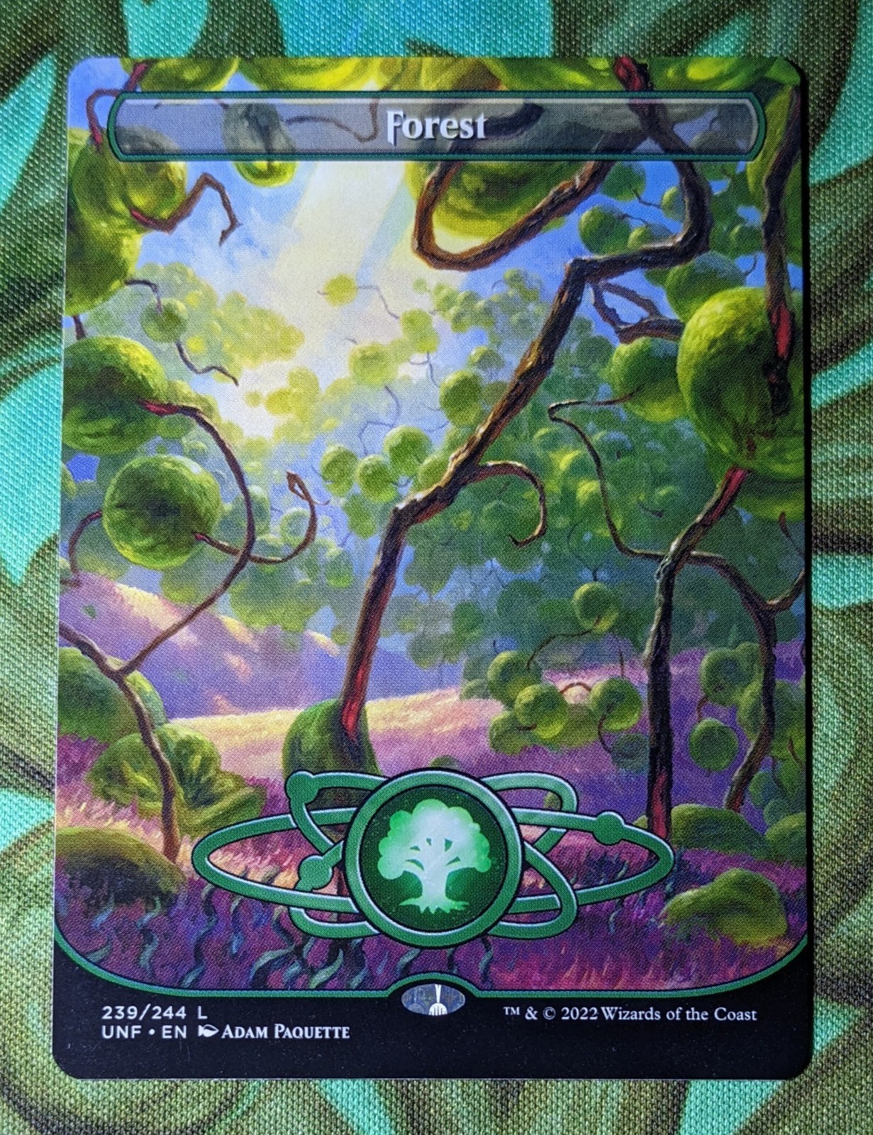 x1 NM - Forest (0239) (Borderless) FULL ART Unfinity