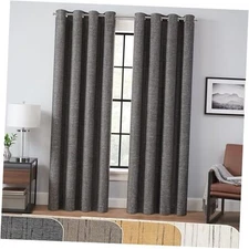  Branson Magnitech 100%out Curtain Window 50"W x 84"L (Pack of 1) Black Grommet