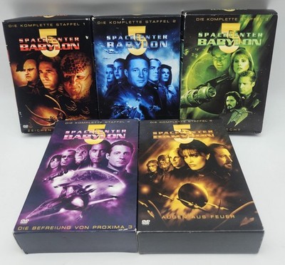 Spacecenter Babylon 5 Komplette Serie Staffel 1-5  DVD Deutsch 30DVDs Top  