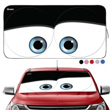 Windshield Sun Shade Universal Fit for Car Window Small Universal Fit Black