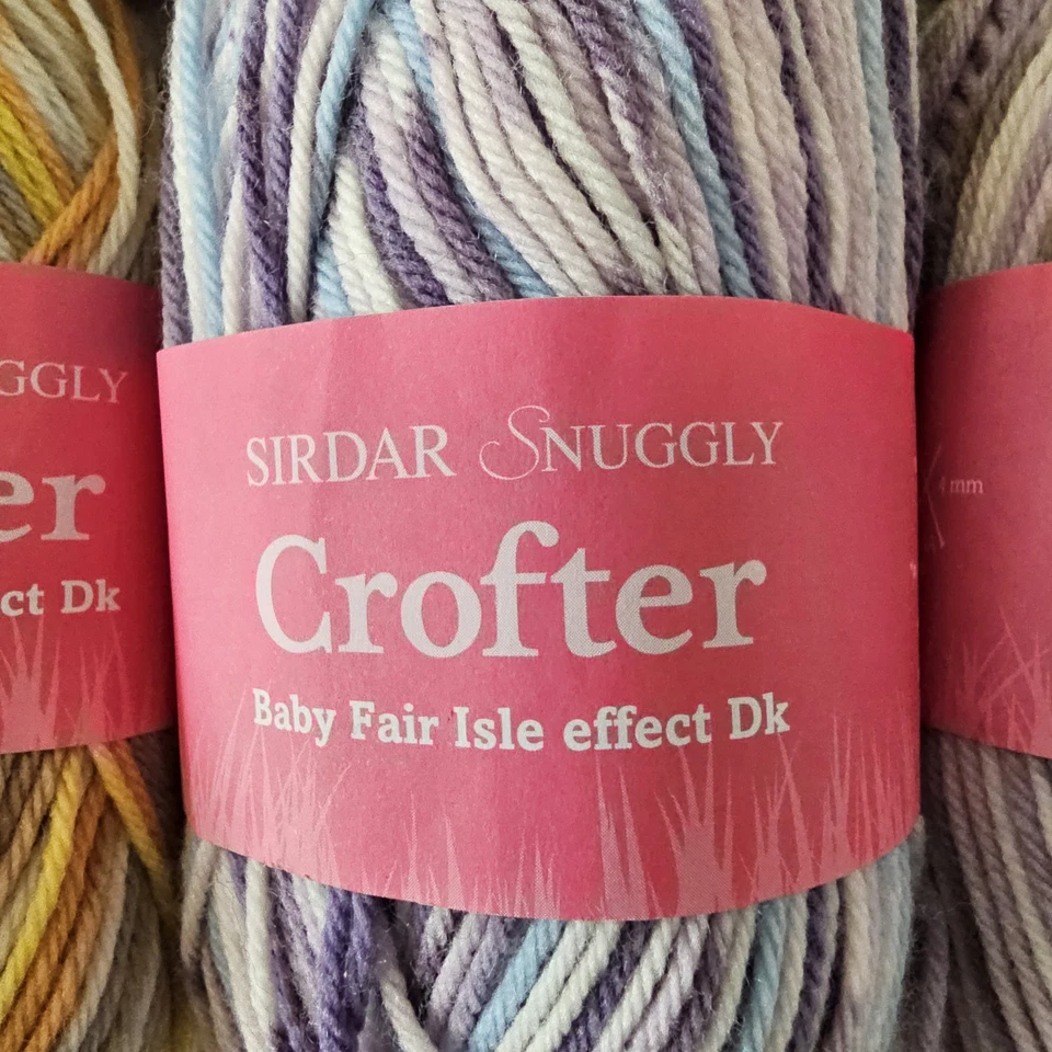 选择颜色 Sirdar Snuggly Crofter Baby Fair Isle Effect DK 纱线 179 年 — 第 2/4 张图片