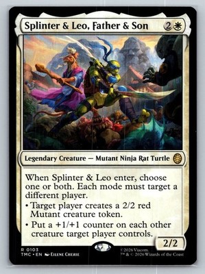 Splinter & Leo, Father & Son Commander: Teenage Mutant Ninja Turtles Regular