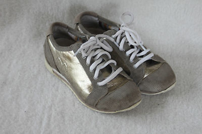 Markenschuhe # GURU GANG coole SNEAKERS Gr. 29 grau Mädchen Schuhe Turnschuhe 