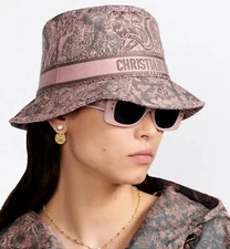 BRAND NEW CHRISTAIN DIOR Dioriviera Toile De Jouy Bucket Hat Resort Collection 