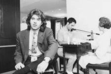 Portrait of John Frieda English celebrity hairstylist founder of h- Old Photo