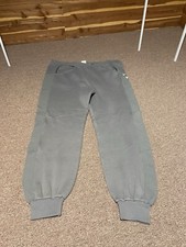 Vintage Nike Late 1980s-early 90s Gray Embroidered Cuffed Sweatpants