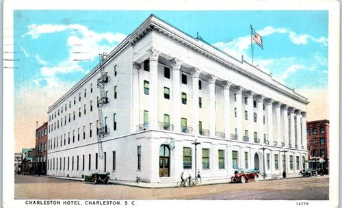 CHARLESTON HOTEL Charleston, South Carolina SC c1932 - Postcard - 第 1/2 張圖片