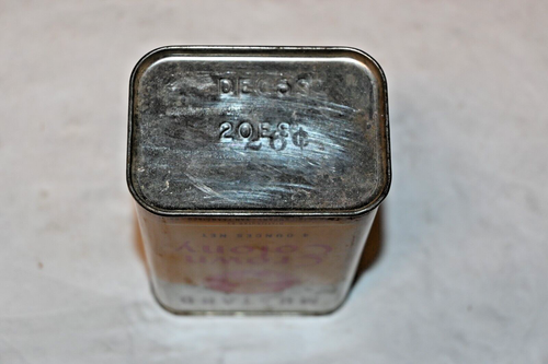 Vintage 1959 Crown Colony Mustard Spice Tin 4 Oz. Full San Francisco, CA - Picture 6 of 6