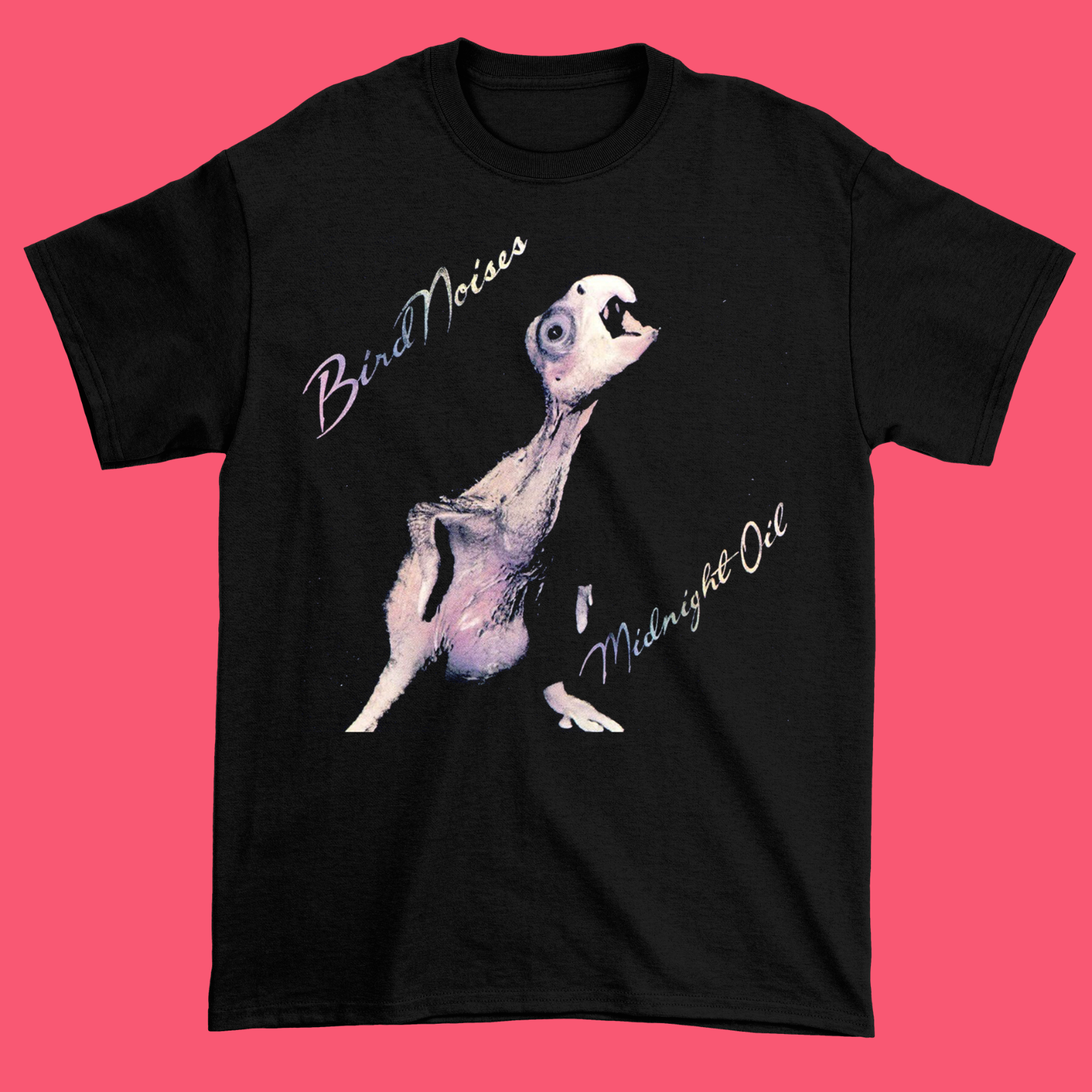 New Midnight Oil Band Bird Noises Cotton Black All Size Men Women