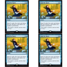 4 x READ THE RUNES Commander 2016 MTG Blue - Instant Rare