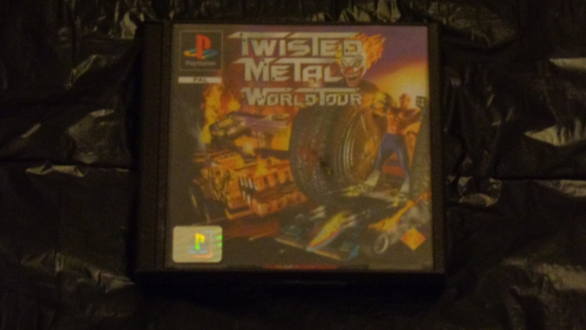 twisted metal would tour ps1 game sony playstation rare ger uk fr pal