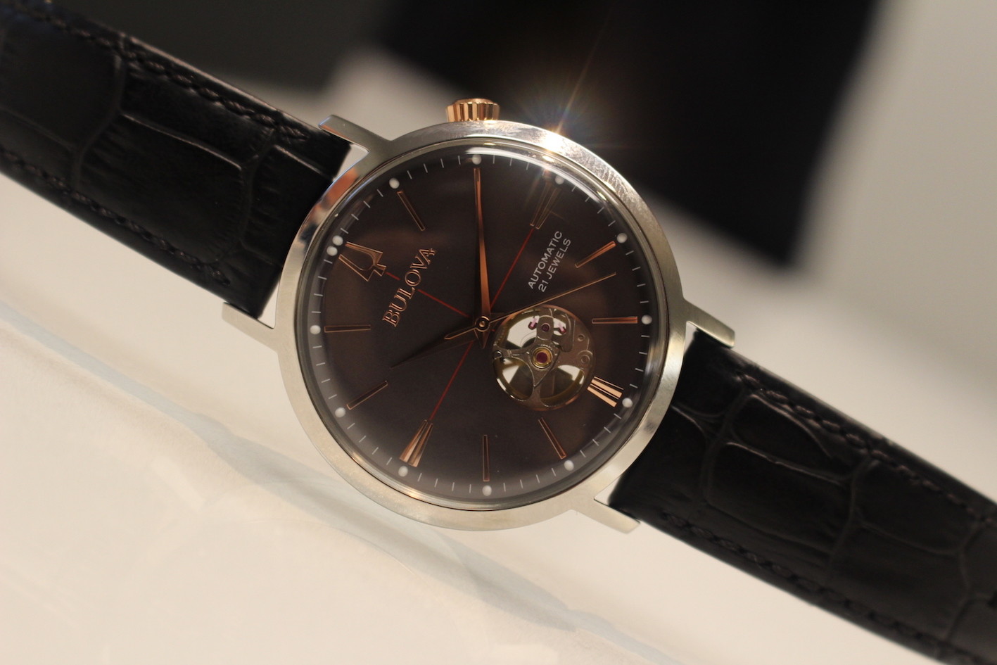 B 98A187 MENS CLASSIC 21 JEWELS AUTOMATIC WATCH MONTRE HOMME AUTOMATIQUE UHR