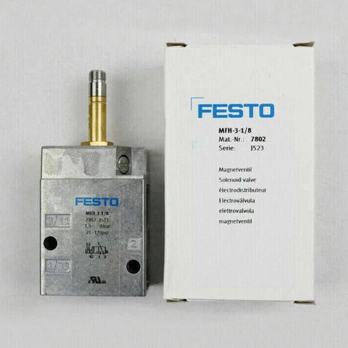 1PC New FESTO MFH-3-1/8 7802 Solenoid Valve - Picture 1 of 5