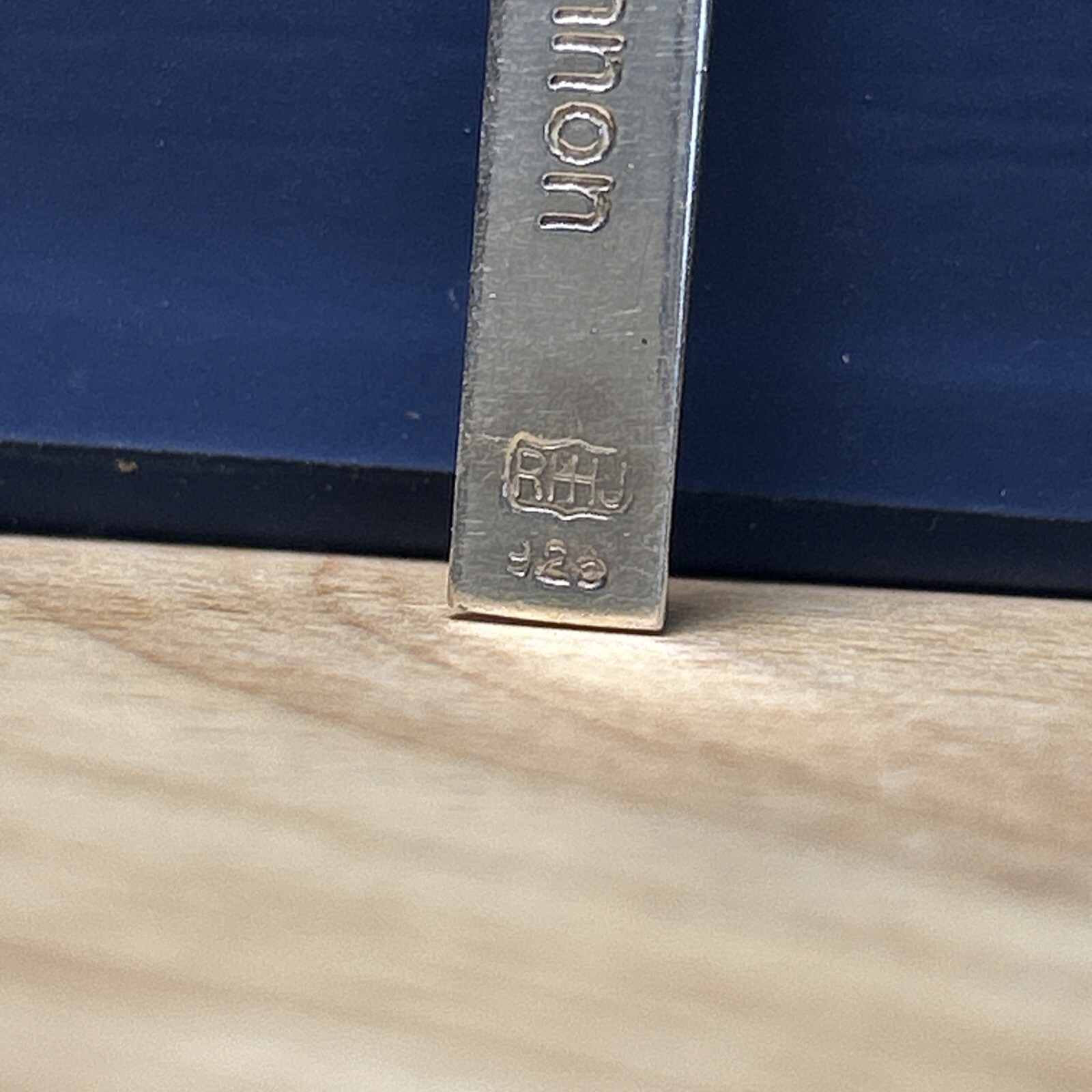 Solid 925 Sterling Silver Vertical Bar Personaliz… - image 3