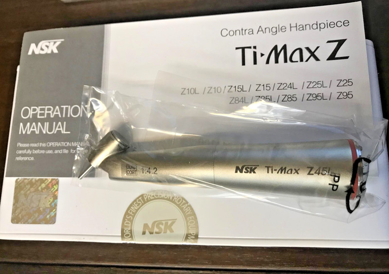NSK Ti-Max Z45L  Head Handpiece 1:4.2 Increasing Quattro Spray FG burs