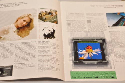 Rollei Rolleiflex 6008 AF Brochure, Original, Not a Copy! - Photo 2/6