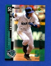 2001 Upper Deck Tribute to 51 Ichiro Suzuki # I14 Seattle Mariners