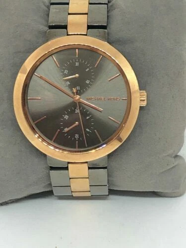 Orologio analogico al quarzo donna Michael Kors MK6431 Garner quadrante canna di fucile Bb678