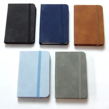NEW Faux Leather Mini Pocket Notebook - Portable Mini Journals 100 Pages - New