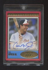 2018 TOPPS BROOKLYN COLLECTION CAL RIPKEN JR AUTOGRAPH #ED 05/15 MINT O'S HOF 