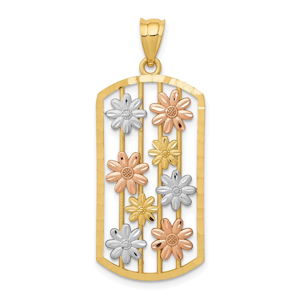 daisy♡14kgf Amazon.com: KECHO 14k Gold Daisy Necklace for Women Solid