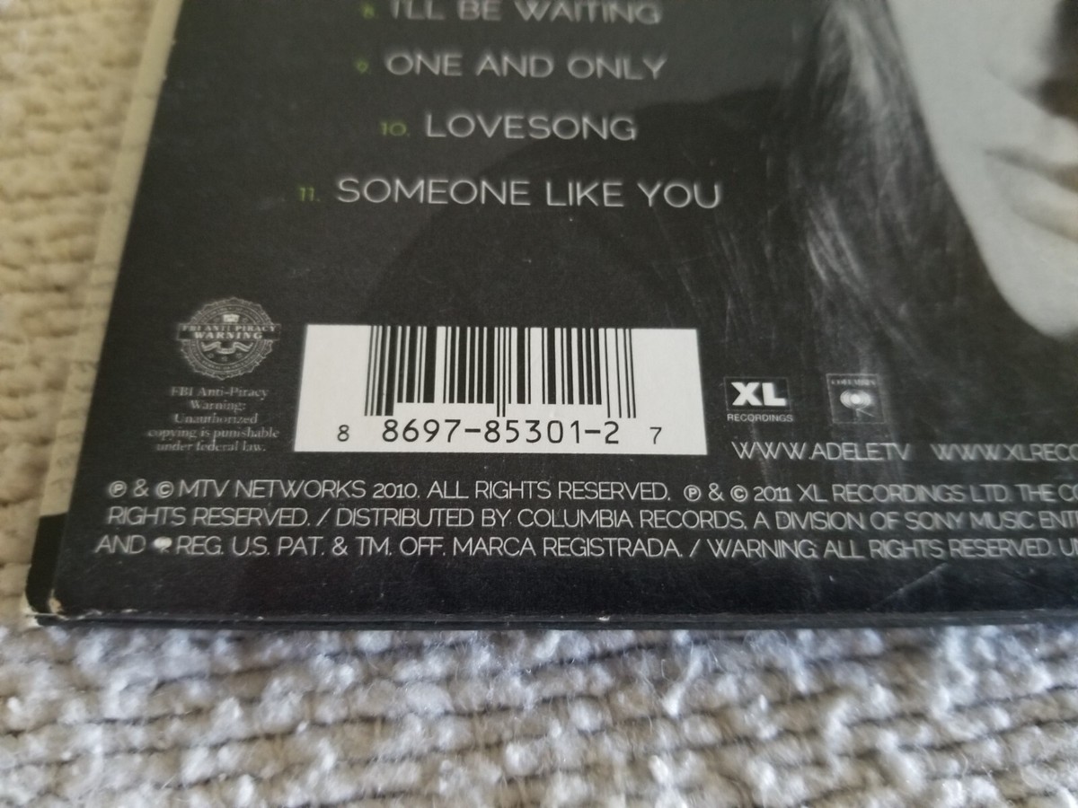 Adele – 21 / XL Recordings – 88697853012 - CD, Album, Digipack US