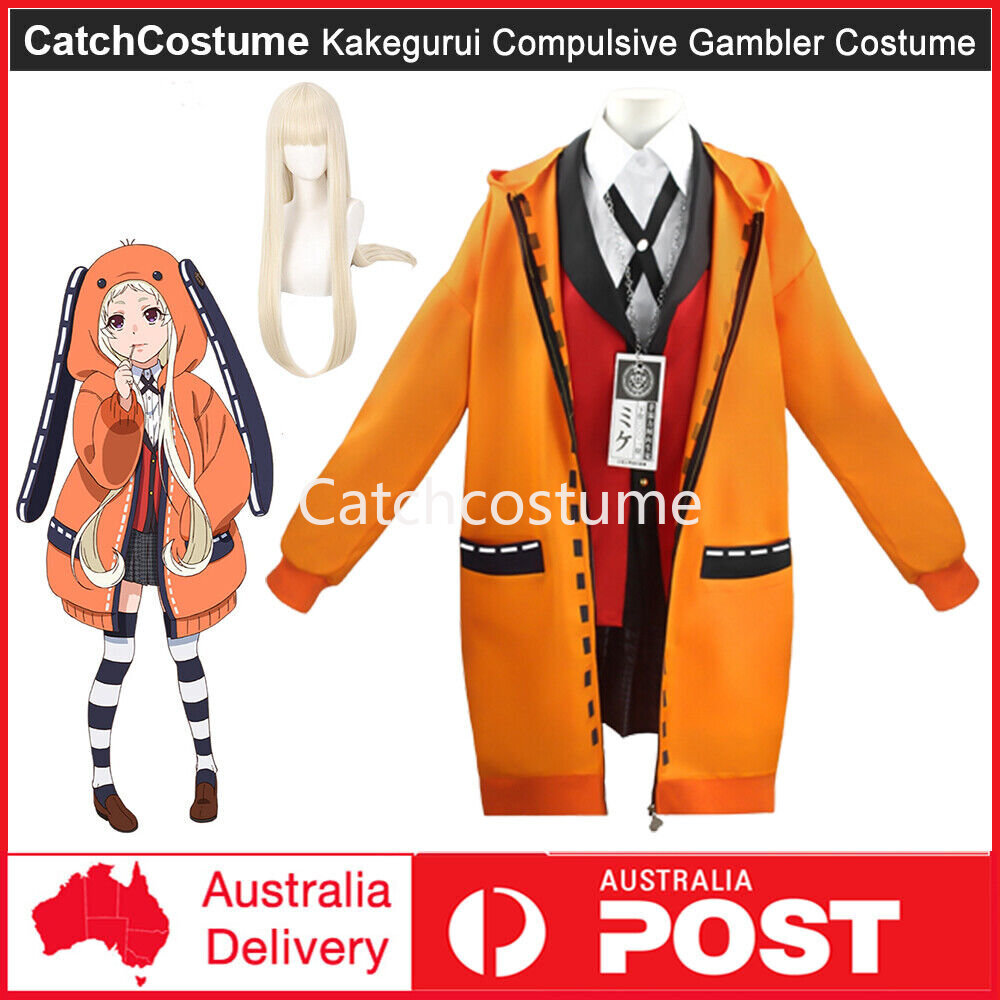 Anime Kakegurui Compulsive Gambler Yomozuki Runa Cosplay Costume