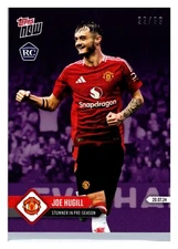 Joe Hugill Manchester RC United 2024 Topps Now #1 Purple Parallel 22/99