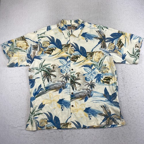 VTG Tori Richard Hawaiian Shirt Mens XL Colorful … - image 1