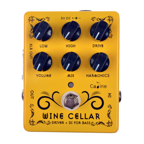 Caline CP-60 Driver+DI Box Pedal Use For Bass Guitar Effect Pedal Bass Effect 9V - Afbeelding 1 van 6