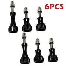 6PCS CNC Aluminum Thumb Knob Bolt Nut Kit For GoPro Hero 8 7 6 5 4 3 Black US